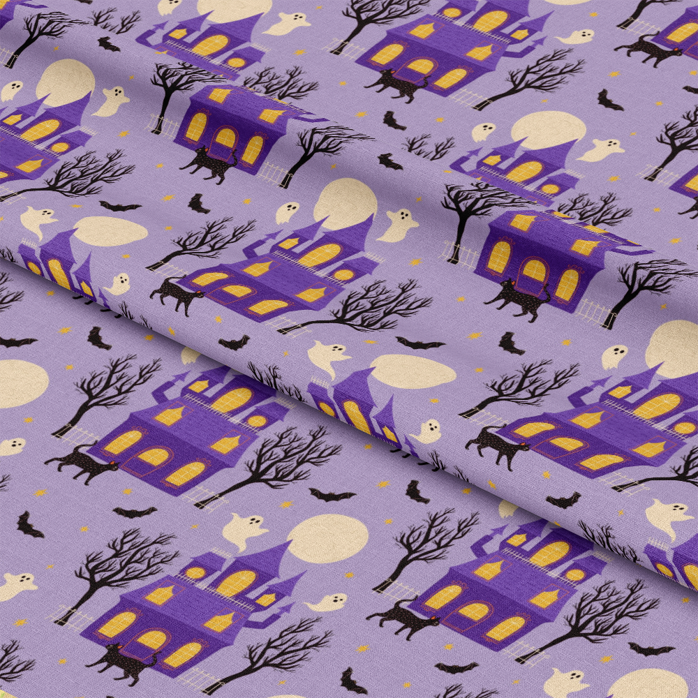 Halloween City Pattern 16 Quilting Cotton Fabric