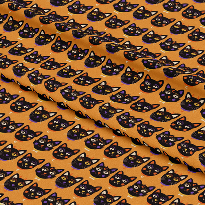 Halloween City Pattern 9 Quilting Cotton Fabric