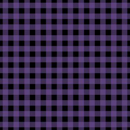 Halloween Plaid Pattern 1 Quilting Cotton Fabric
