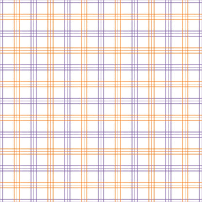 Halloween Plaid Pattern 11 Quilting Cotton Fabric
