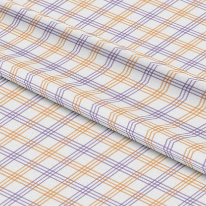 Halloween Plaid Pattern 11 Quilting Cotton Fabric