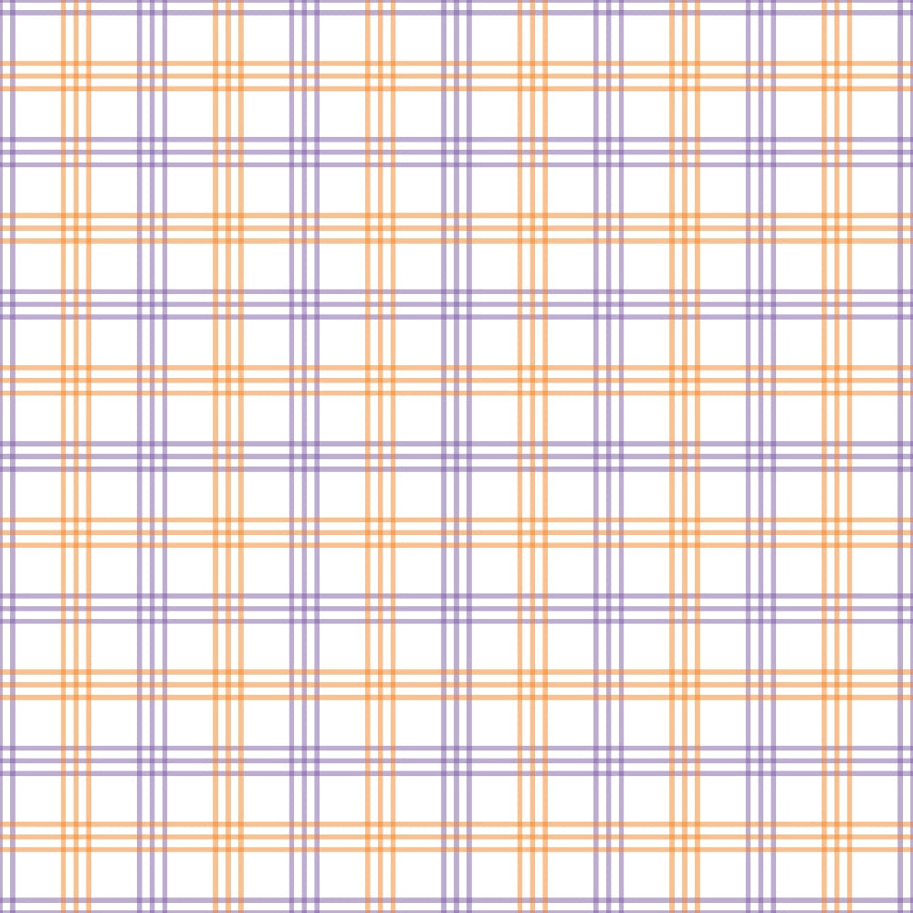 Pumpkin Gingham Pattern 11 Minky Fabric