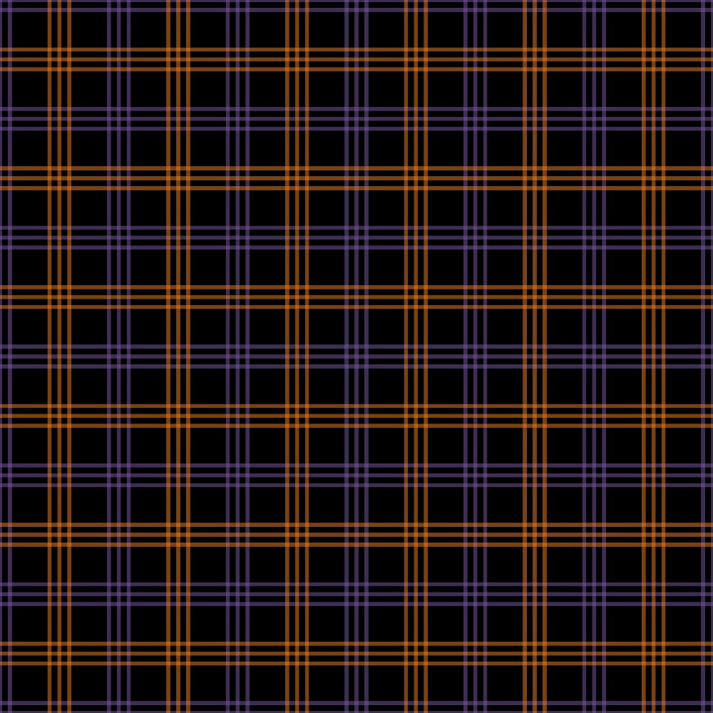 Pumpkin Gingham Pattern 13 Minky Fabric