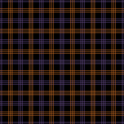 Pumpkin Gingham Pattern 13 Minky Fabric