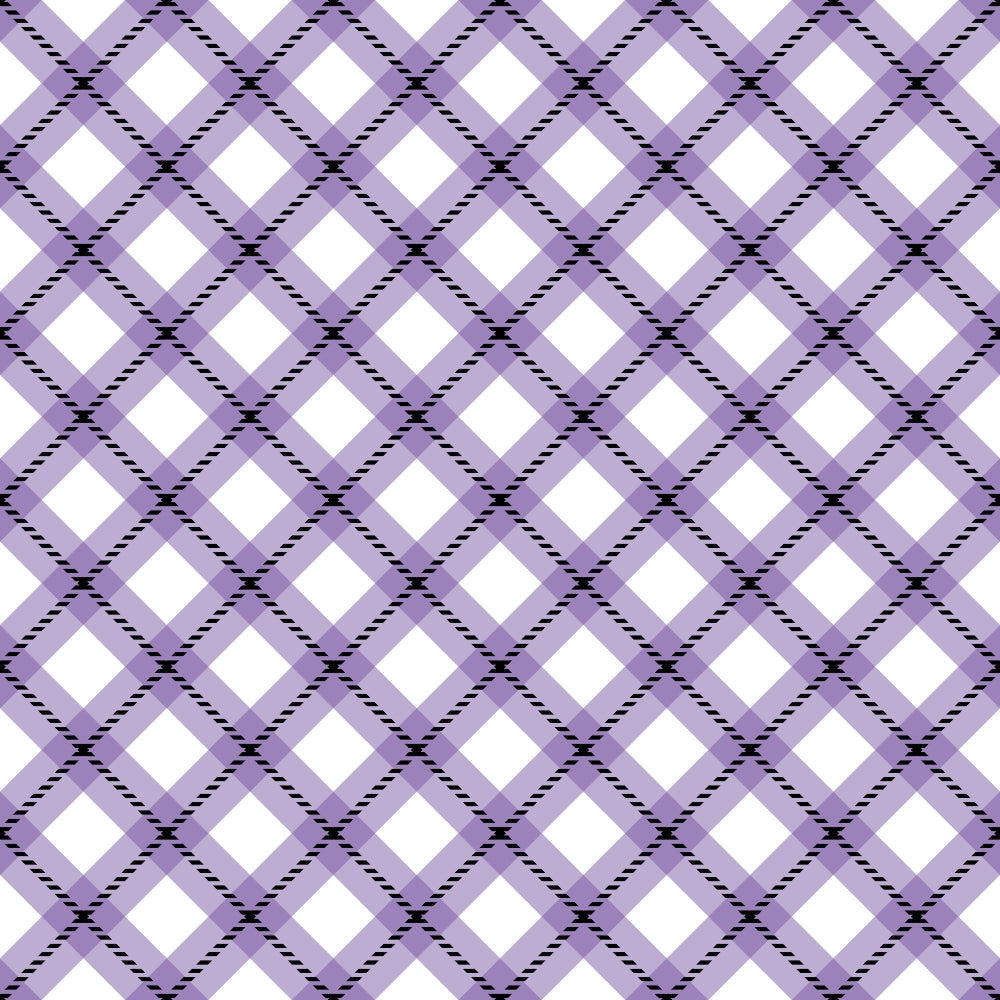 Halloween Plaid Pattern 14 Quilting Cotton Fabric