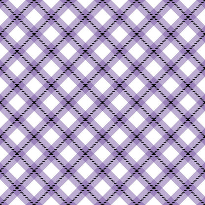 Halloween Plaid Pattern 14 Quilting Cotton Fabric