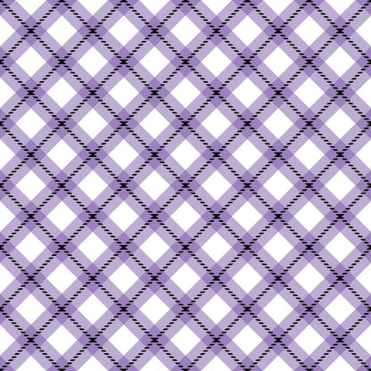 Pumpkin Gingham Pattern 14 Minky Fabric