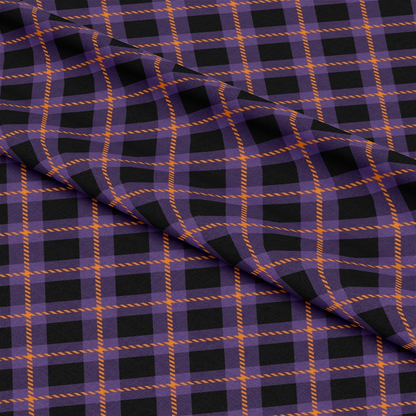 Halloween Plaid Pattern 15 Quilting Cotton Fabric