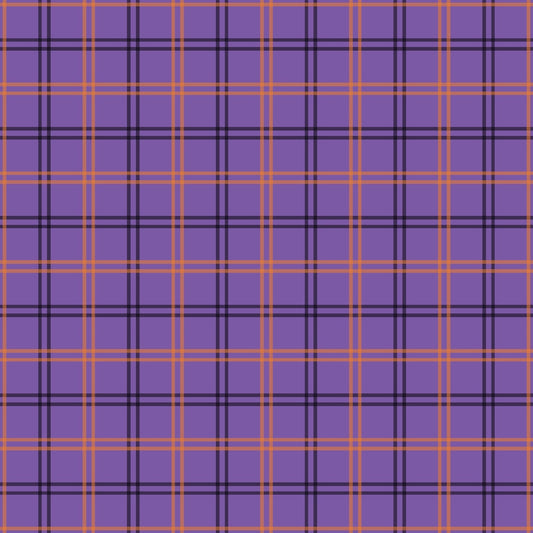 Halloween Plaid Pattern 16 Quilting Cotton Fabric