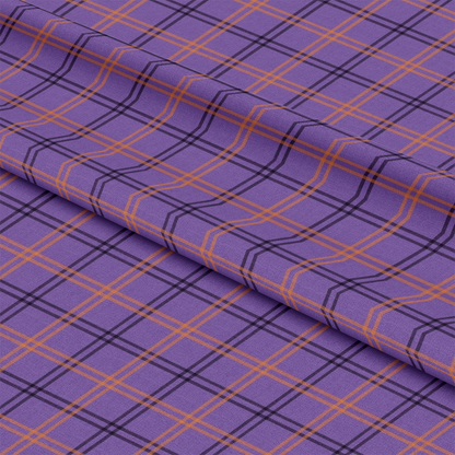 Halloween Plaid Pattern 16 Quilting Cotton Fabric