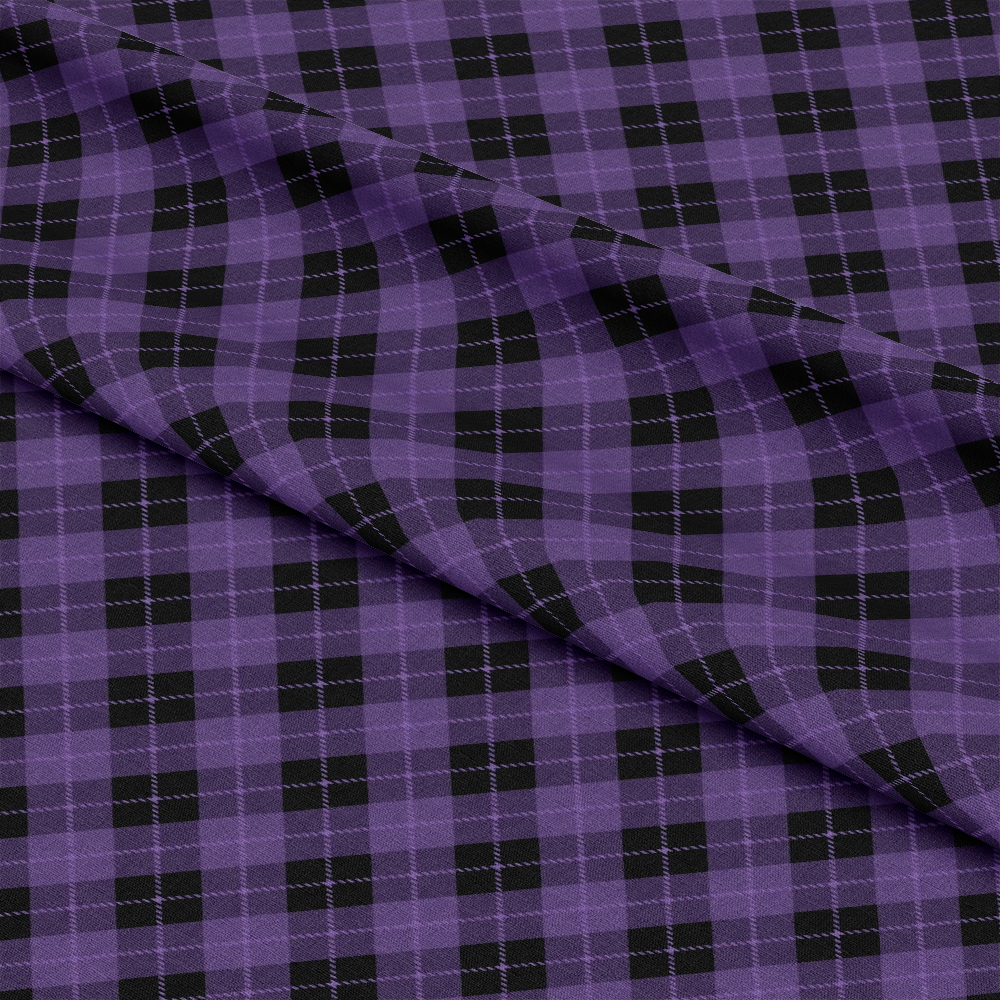 Halloween Plaid Pattern 19 Quilting Cotton Fabric