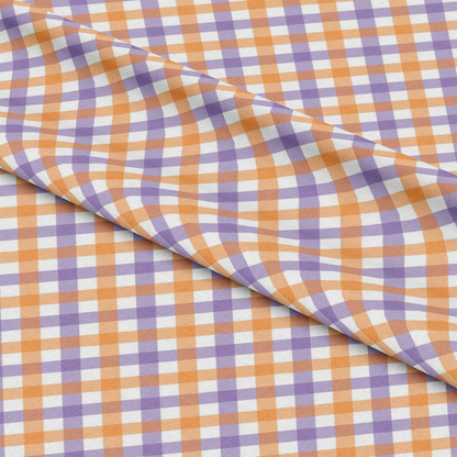 Halloween Plaid Pattern 2 Quilting Cotton Fabric