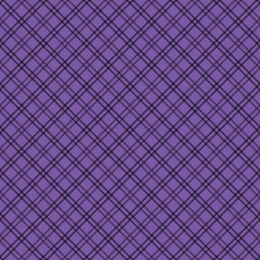 Halloween Plaid Pattern 5 Quilting Cotton Fabric