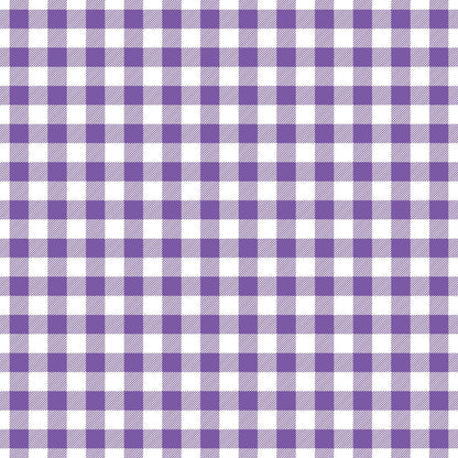 Pumpkin Gingham Pattern 8 Minky Fabric