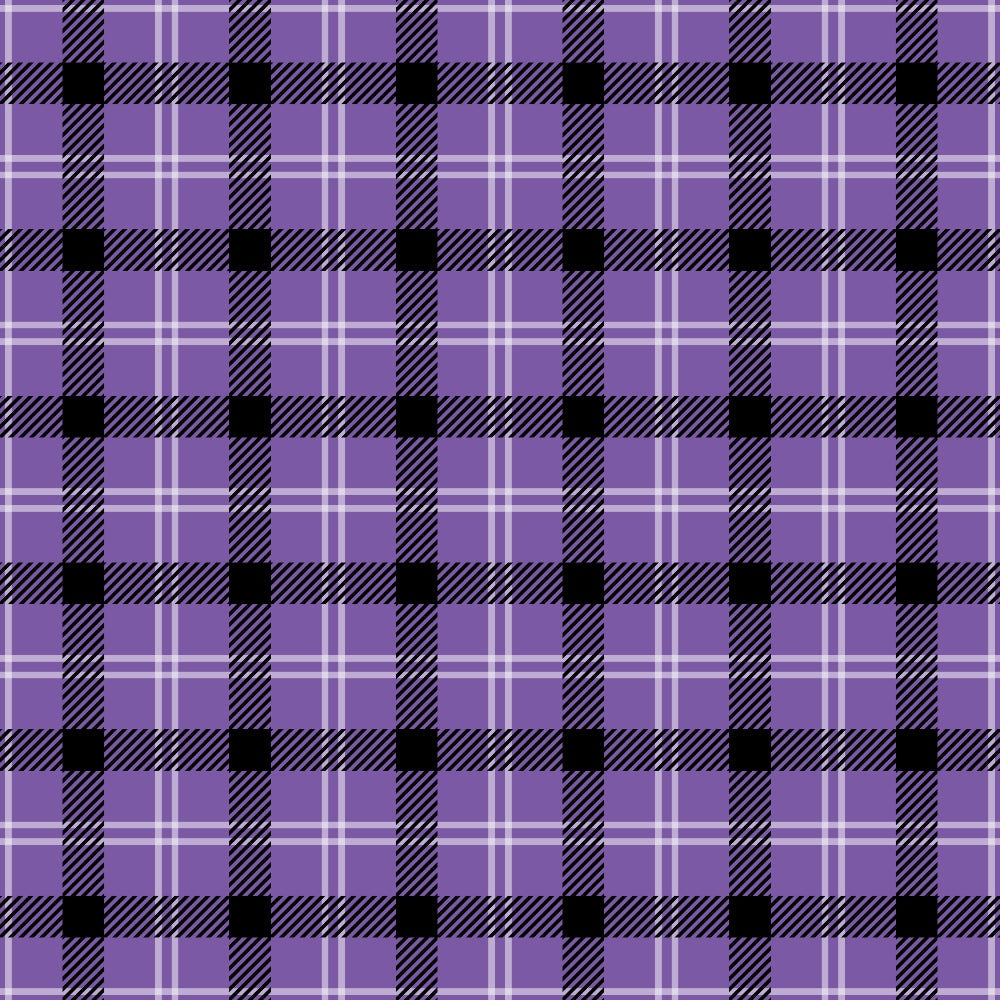 Halloween Plaid Pattern 9 Quilting Cotton Fabric