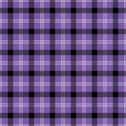 Halloween Plaid Pattern 9 Quilting Cotton Fabric