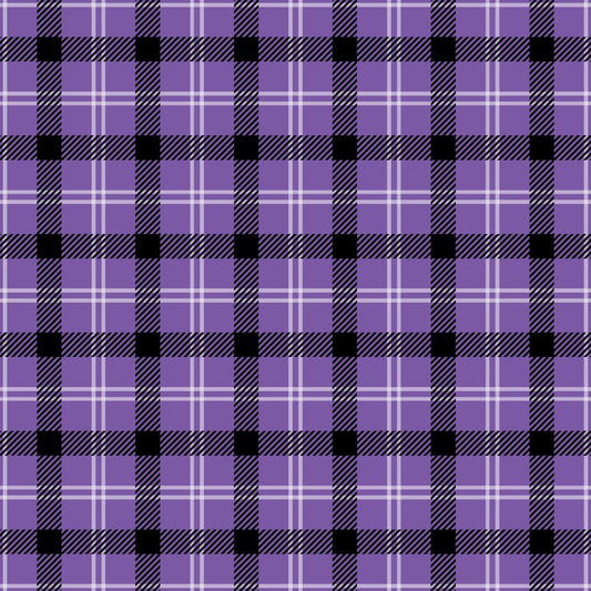 Halloween Plaid Pattern 9 Quilting Cotton Fabric