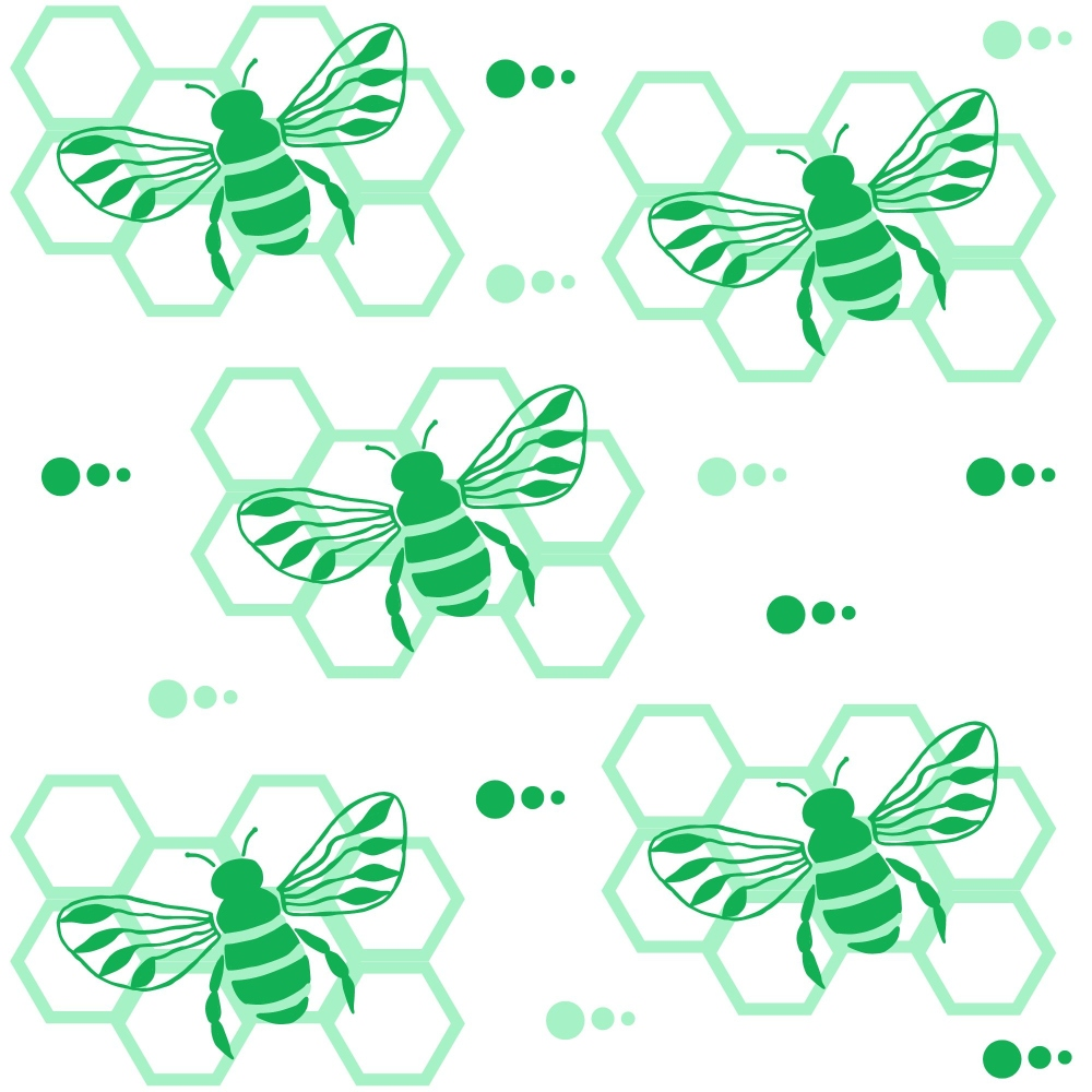 Honeycomb Buzz Pattern 11 Minky Fabric