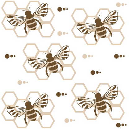 Honeycomb Buzz Pattern 17 Minky Fabric