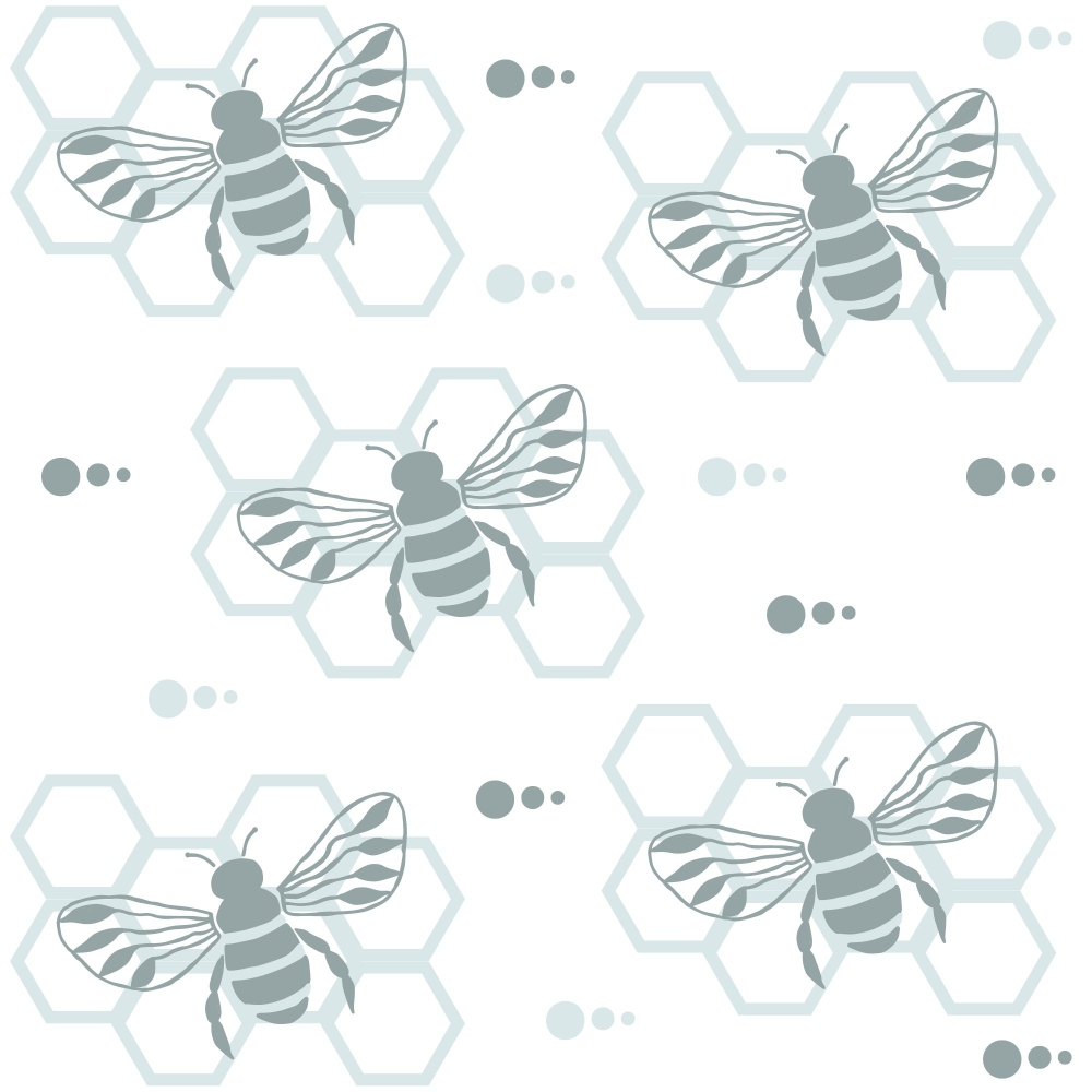 Honeycomb Buzz Pattern 18 Minky Fabric