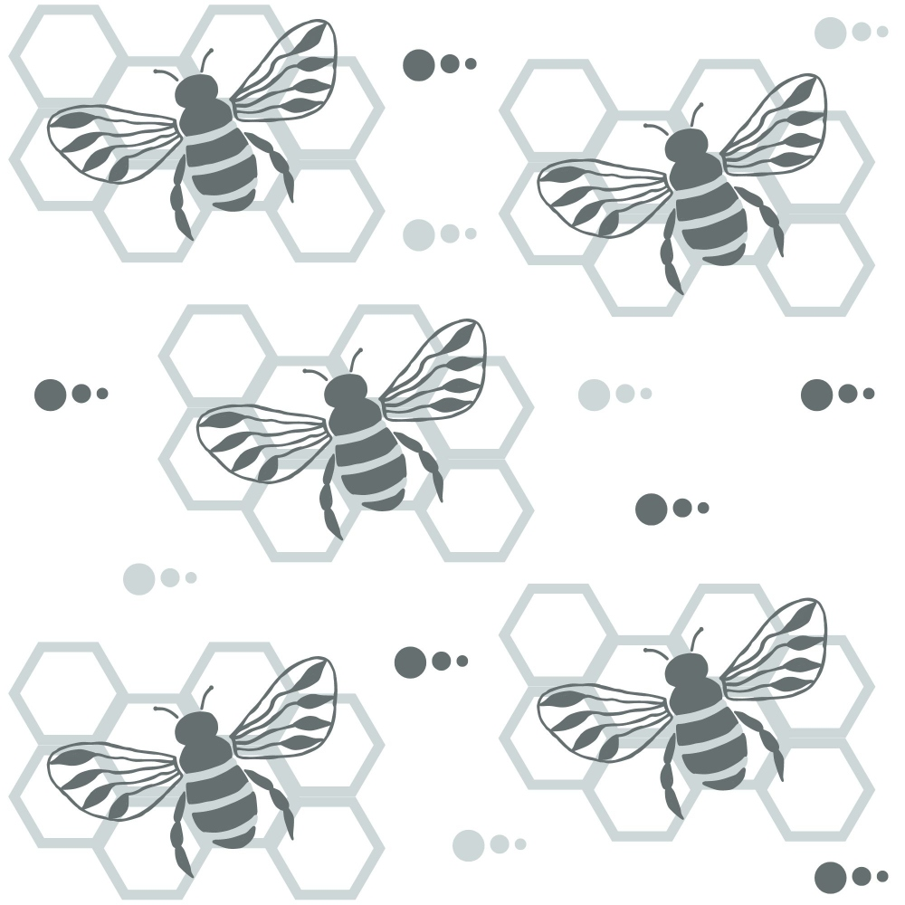 Honeycomb Buzz Pattern 19 Minky Fabric