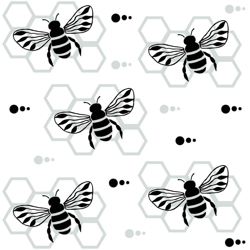 Honeycomb Buzz Pattern 20 Minky Fabric