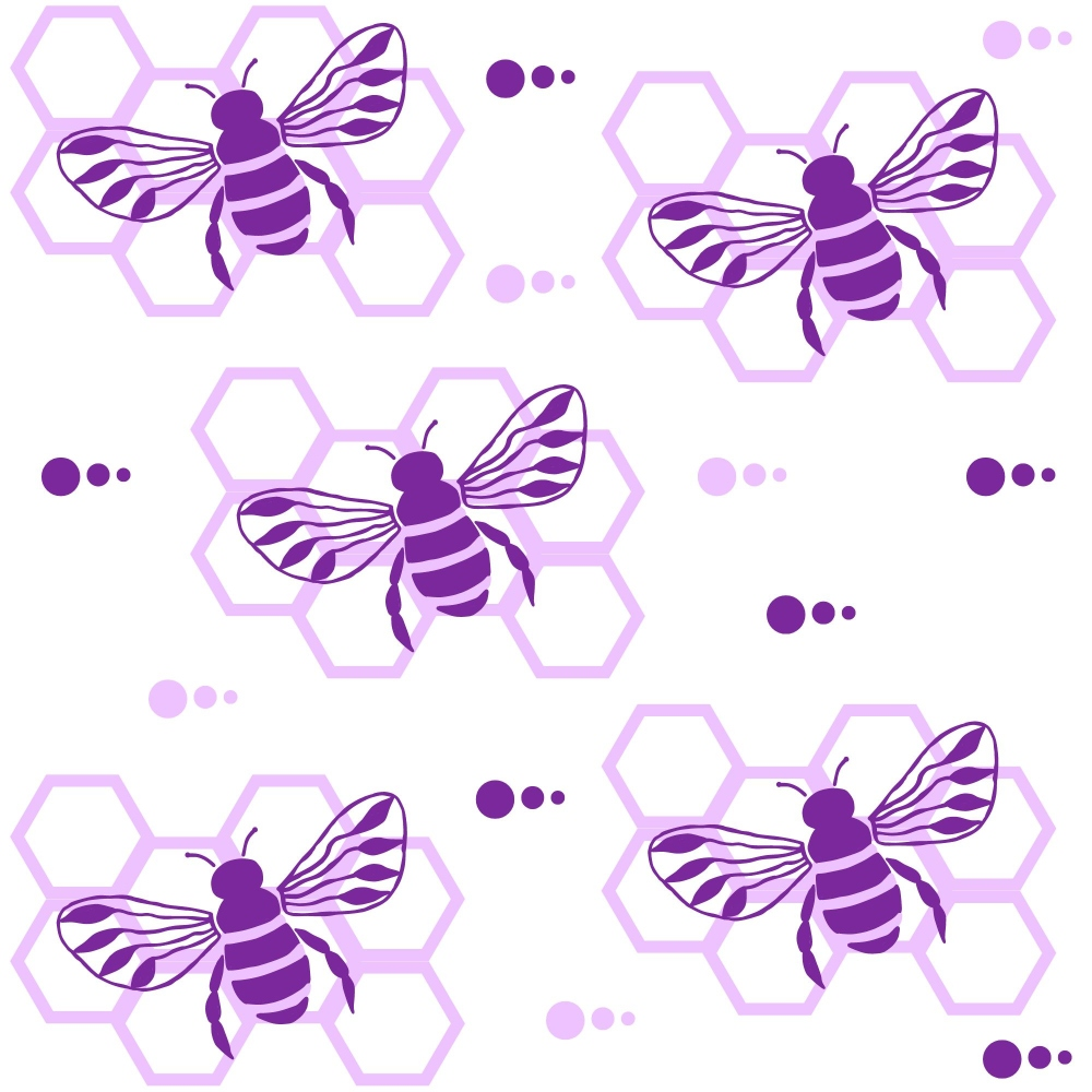 Honeycomb Buzz Pattern 5 Minky Fabric
