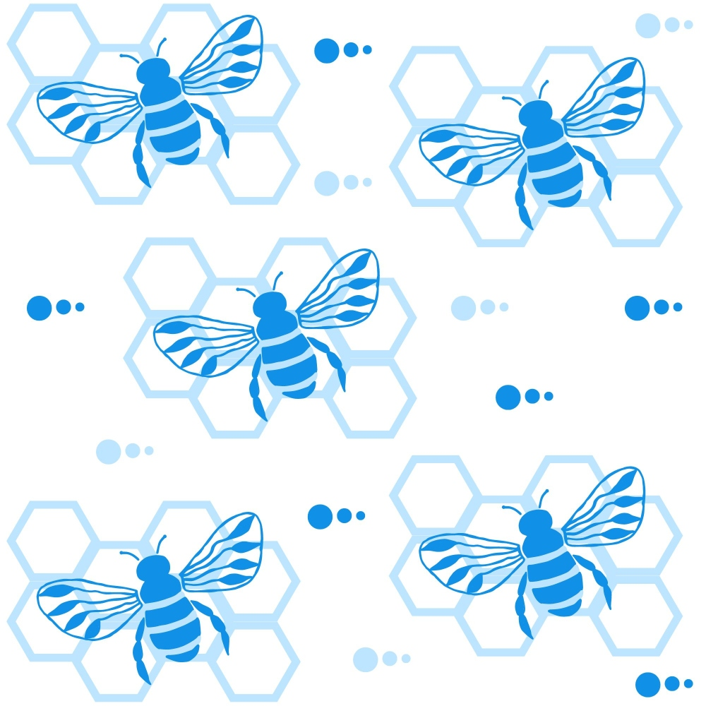 Honeycomb Buzz Pattern 7 Minky Fabric