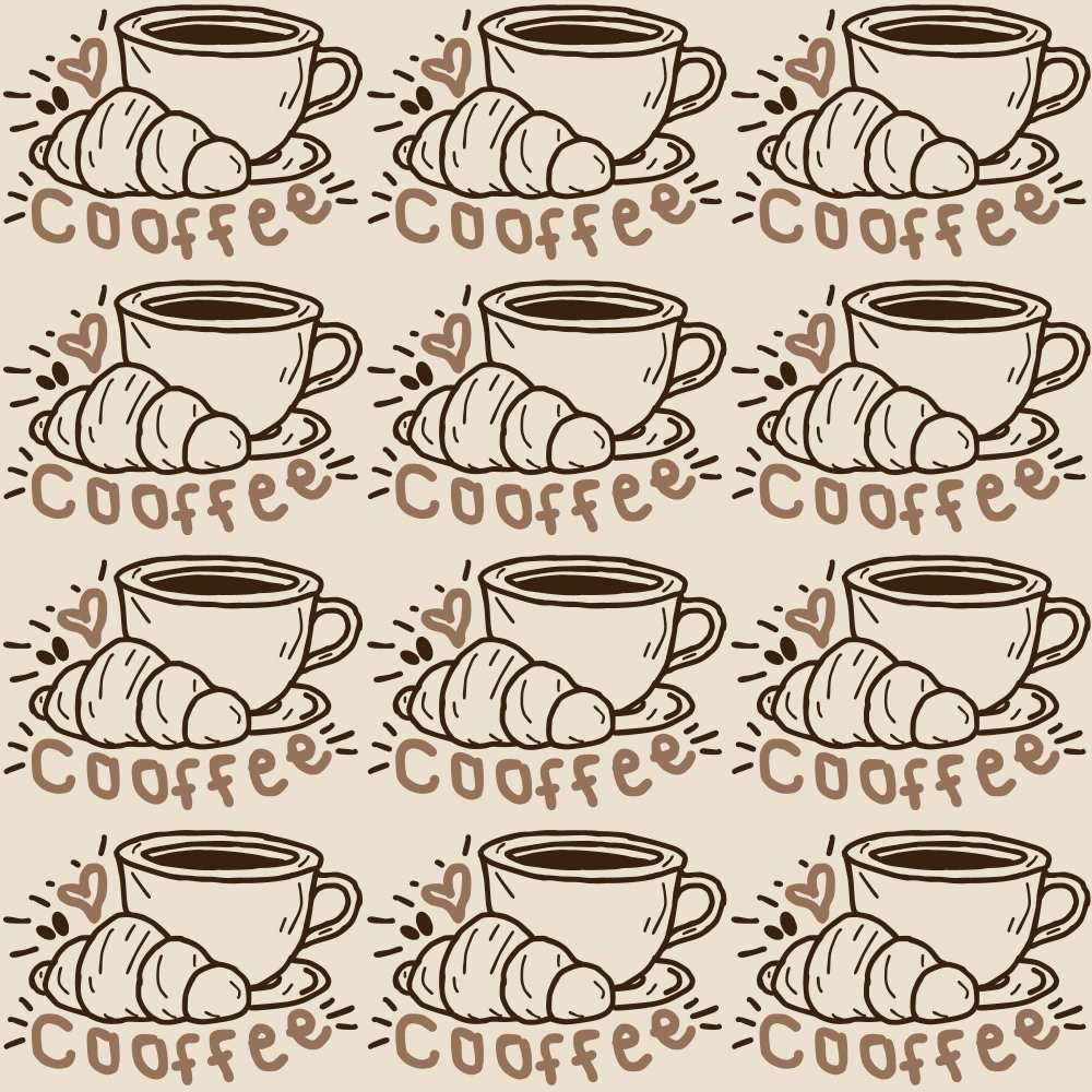 Morning Mocha Pattern 3 Minky Fabric