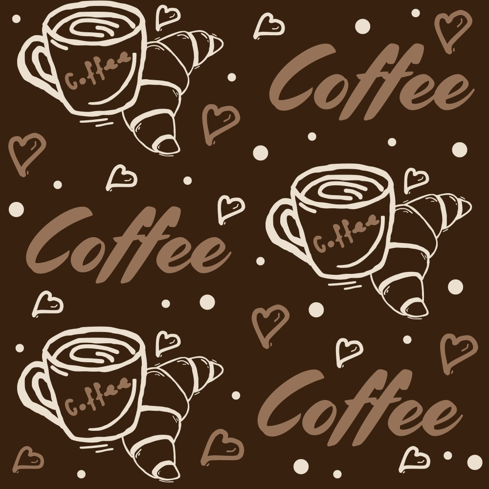 Morning Mocha Pattern 4 Minky Fabric
