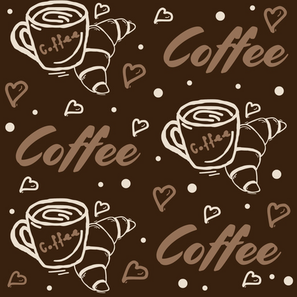 Morning Mocha Pattern 4 Minky Fabric