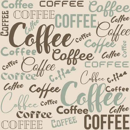 Espresso Lettering Pattern 10 Minky Fabric