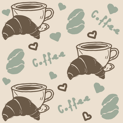 Espresso Lettering Pattern 13 Minky Fabric