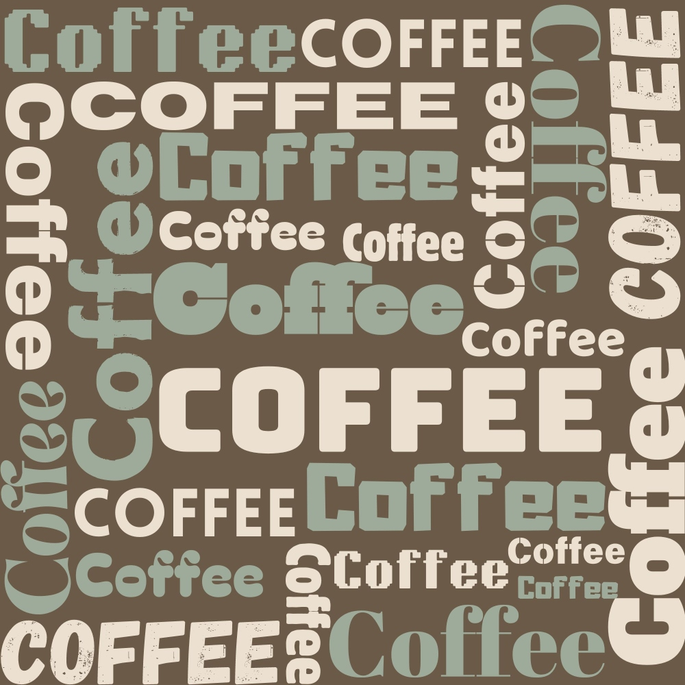 Espresso Lettering Pattern 15 Minky Fabric