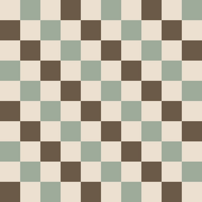 Espresso Lettering Pattern 1 Minky Fabric