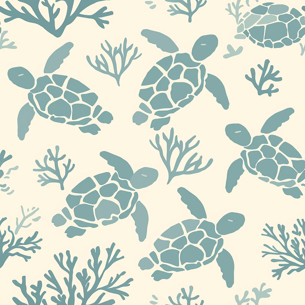 Honu Tides Pattern 1 Minky Fabric