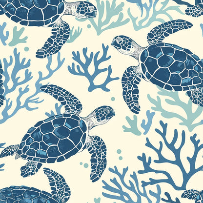 Honu Tides Pattern 2 Minky Fabric