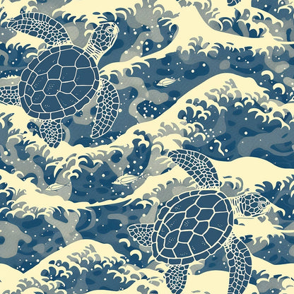 Honu Tides Pattern 5 Minky Fabric