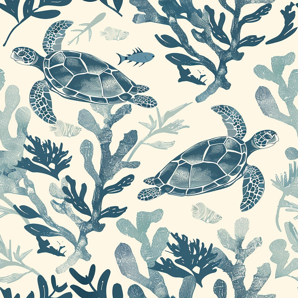 Honu Tides Pattern 6 Minky Fabric