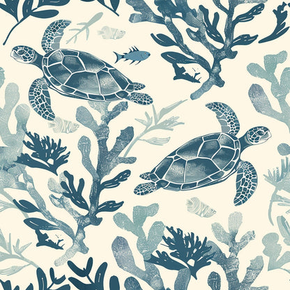 Honu Tides Pattern 6 Minky Fabric