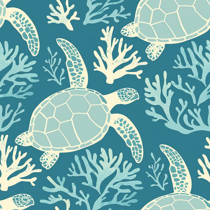 Honu Tides Pattern 7 Minky Fabric