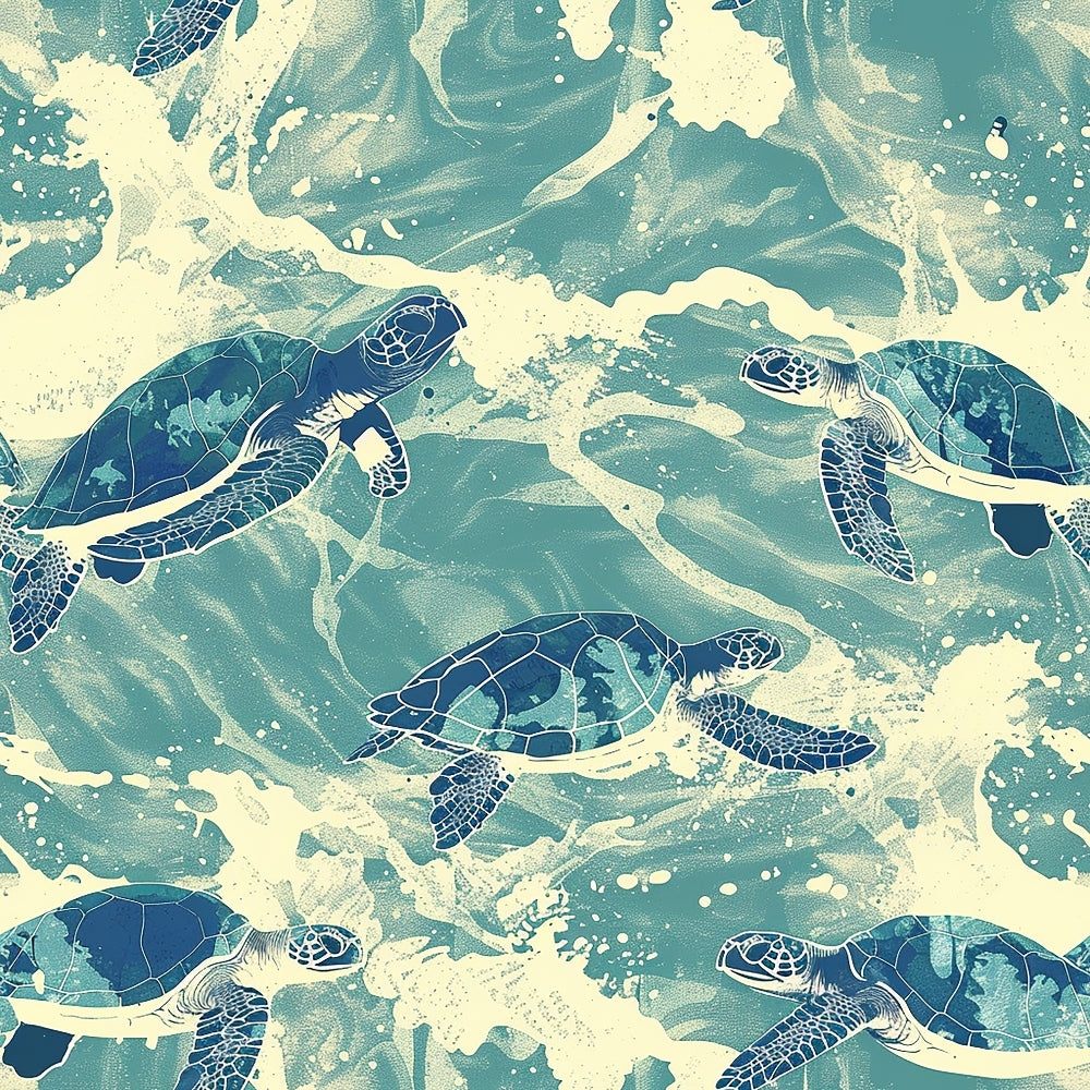 Honu Tides Pattern 8 Minky Fabric