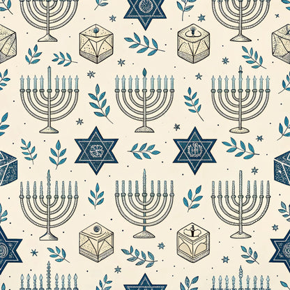 Festival of Lights Pattern 13 Minky Fabric