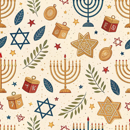Festival of Lights Pattern 18 Minky Fabric