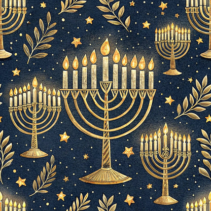 Festival of Lights Pattern 23 Minky Fabric