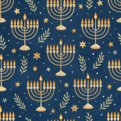 Festival of Lights Pattern 24 Minky Fabric