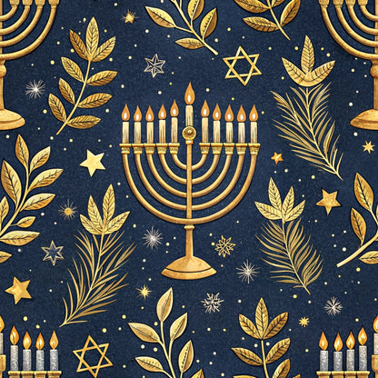 Festival of Lights Pattern 25 Minky Fabric