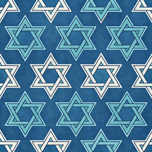 Hanukkah Pattern 29 Quilting Cotton Fabric