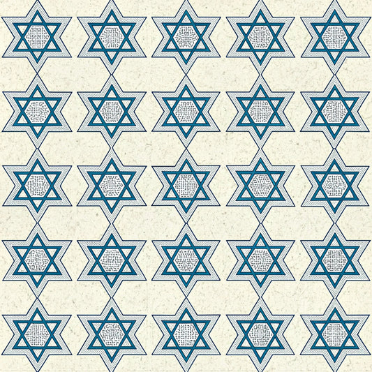 Hanukkah Pattern 2 Quilting Cotton Fabric