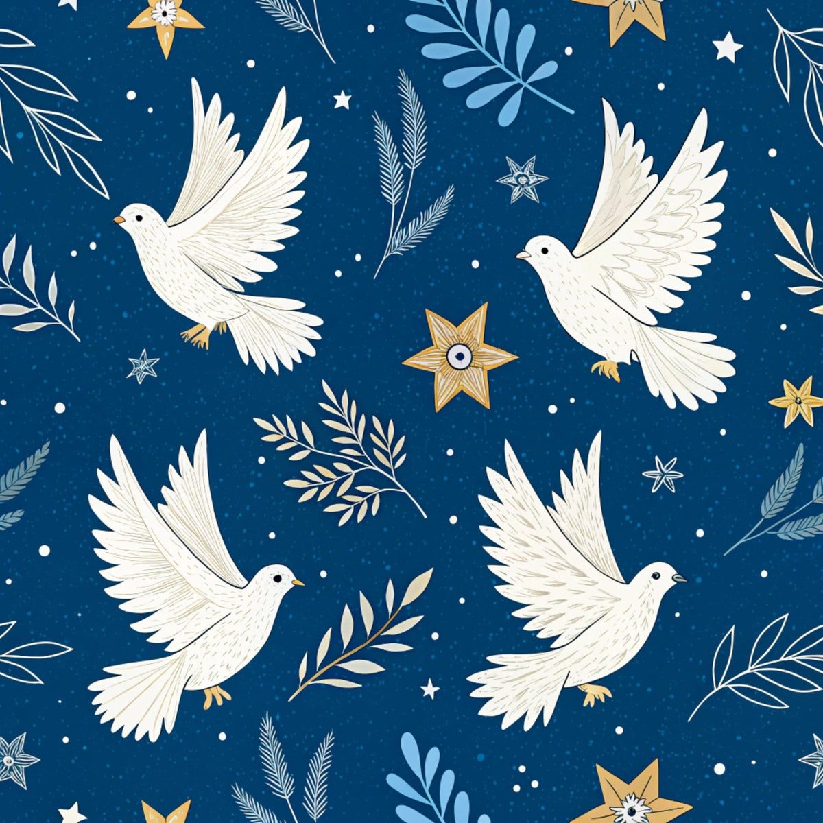Festival of Lights Pattern 3 Minky Fabric